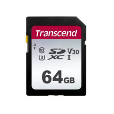   64 Gb SD Transcend SDXC U3 V30 TLC (TS64GSDC300S) 