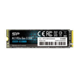 Винчестер SSD M.2 NVMe 512Gb SP P34A60 3D TLC up to 2200/1600MB/s (SP512GBP34A60M28)