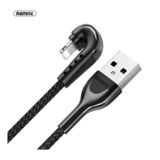 Кабель USB 2.0 Lightning - 1 м Remax Heymanba Series Gaming Cable 3.0A Lightning RC-097i black