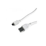 Кабель USB 2.0 Micro - 0.10 м Cablexpert CCP-mUSB2-AMBM-W-0.1M A-папа/micro B-папа, белый, премиум