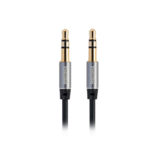 Кабель звуковой Remax AUX 3.5mm Jack Cable 1M L-100 black