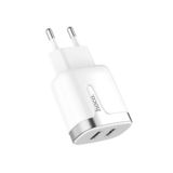 Зарядное устр-во USB 220В Hoco C64A Engraved EU (2USB 2.1A) white