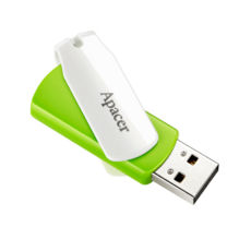 USB Flash Drive 16 Gb Apacer AH335 Green USB 2.0 (AP16GAH335G-1) 
