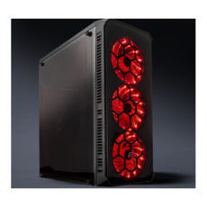  Frime Fusion Red LED (Fusion-U3-315RLF-WP), USB 3.0, 3*120 Red LED, ATX,  