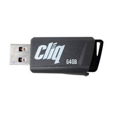 USB3.1 Flash Drive 64 Gb Patriot ST-Lifestyle Cliq Grey (PSF64GCL3USB)