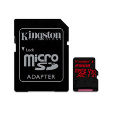   256 GB MicroSDXC Kingston React 100R U3 V30 A1 (SDCR/256GB)