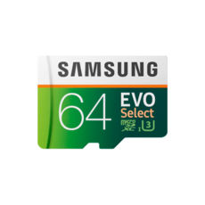   64 GB microSDXC Samsung EVO Select class 10 (R-100Mb/s, W-60Mb/s) (MB-ME64GA/EU)