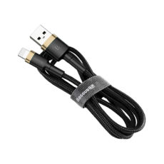  USB 2.0 Lightning - 0.5  Baseus cafule Cable USB 2.4A Gold+Black CALKLF-AV1