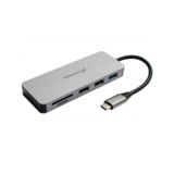 Хаб-юсб 3.1 Type-C Grand-X SG-512, 2*USB 2.0, 1*USB 3.0, SD, MicroSD, HDMI, USB Type-C