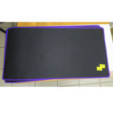 Коврик для мышки прорезиненный GAMING CLEAR X10 (BLACK-PURPUL) , ПРОШИТЫЙ, размер (60-30cm) - NE