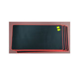 Коврик для мышки прорезиненный GAMING CLEAR X10 (BLACK-RED) , ПРОШИТЫЙ, размер (60-30cm) - NE