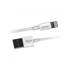  USB 2.0 Lightning - 1.0  Crown CMCU-005L White     , 5/2A
