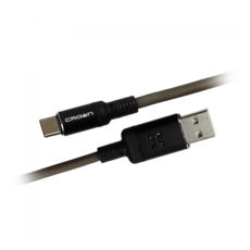  USB 2.0 Type-C - 1.0  Crown CMCU-010C Black     , 5/2A