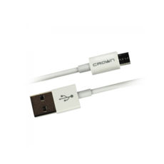  USB 2.0 Micro - 1.0  Crown CMCU-005M White     , 5/2A
