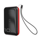 Внешний аккумулятор (Power Bank) Baseus PPXFF10W-19 Mini S Bracket 10W Wireless Charger Power bank 10000mAh 18W Black+Red