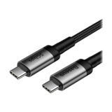 Кабель Type-C/Type-C - 1.0 м Baseus Cafule series cable Type-C PD3.1 Gen1 60W(20V/3A) Gray+Black CATKLF-RG1