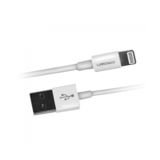 Кабель USB 2.0 Lightning - 1.0 м Crown CMCU-005L White для зарядки і передачі даних, 5В/2A