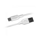 Кабель USB 2.0 Type C - 1.0 м Crown CMCU-004C White для зарядки і передачі даних, 5В/2A