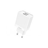 Зарядное устр-во USB 220В Hoco C51A Prestige (2USB 3.4A) white