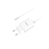 Зарядний пристрій USB 220В Hoco C62A Victoria c Type-C EU (2USB 2.1A) white