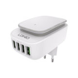 Зарядное устр-во USB 220В Ldnio A4405 c Micro USB (4USB. 4.4A) white