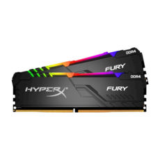   DDR4 2  8GB 2666MHz Kingston HyperX Fury RGB C16-18-18 (HX426C16FB3AK2/16)