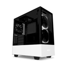    NZXT, H510 Elite Compact Mid Tower Matte White Chassis with Smart Device 2