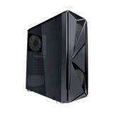 Корпус 1stPlayer F4-B1 Black, Window, USB 3.0, ATX, без БП порваная упаковка