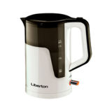Чайник Liberton LEK-1709, 2200Вт, 1.7л, дисковый, белый/черный