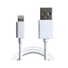  USB 2.0 Lightning - 1.0  Grand-X PL01CW, 100% , 2.1, White,  