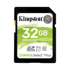  ' 32 Gb SD Kingston Canvas Select Plus SDHC UHS-I Class10 (SDS2/32GB) 