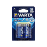 Батарейка R14 Varta (4914) HIGH Energy щелочная LR14, 2шт в блистере