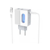 Зарядний пристрій USB 220В Hoco C75 c Micro USB (2USB 2.4A) white