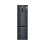Холодильник с нижней морозилкой LG GW-B509SBDZ, 384/277/107л, инверторный компрессор, электронное управление, 1 компрессор, No Frost (полный), функция "отпуск", суперзаморозка, антибактериальный уплотнитель Bio Shield, энергопотребление - класс А++, скрытая ручка, швг 59.5х203х67.5, черный