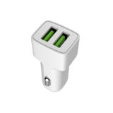 Автомобільний зарядний пристрій Colorway 2USB AUTO ID 2.4A (12W) white