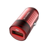 Автомобільний зарядний пристрій Colorway 1USB Quick Charge 3.0 (18W) red (CW-CHA012Q-RD)