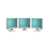 Монитор 19" Fujitsu-Siemens B19-6 LED 1280 х 1024 TN WLED подсветка 5:4 VGA + DVI + AUX White б.у.