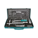 Набор TOTAL THT141253 ключей, головок торцевых 1/2", 25 пр.