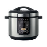 Мультиварка Philips HD2133/40, 900Вт, 5л, скороварка, дисплей, антипригарная чаша, 14 программ, функции: отсрочка старта, поддержка температуры, серебристый/черный