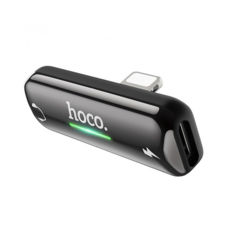  Hoco LS27 Apple Dual Lightning digital audio converter light metal gray