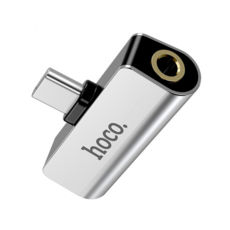  Hoco LS26 Type-C 2-in-1 audio converter silver