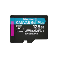  ' 128 GB microSDXC Kingston Canvas Go Plus Class 10 V30  (SDCG3/128GB)