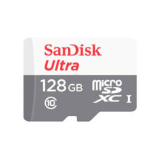   128 GB microSDHC SanDisk Ultra UHS-1 lass 10 R100MB/s (SDSQUNR-128G-GN6MN) 