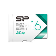  ' 16 GB microSD SILICON POWER Class10 UHS-I Elite Color White  . (SP016GBSTHBU1V21)