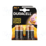 Батарейка AA Duracell щелочная, LR6, 4+2 шт 1.5V