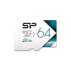  ' 64 GB microSDXC SILICON POWER Class10 UHS-I Color   (SP064GBSTXBU1V21)