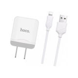 Зарядное устр-во USB 220В Hoco C22A c Lightning (1USB, 2.4А) white