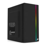 Корпус 1stPlayer RB-1-450PLS Black 2хUSB2.0, 1хUSB3.0, mATX, без БП