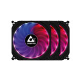 Набор корпусных вентиляторов CHIEFTEC CF-3012-RGB TORNADO 3in1 ARGB fan,3x120мм,1200об/мин,6pin,16dBa+Fan hub+ДУ