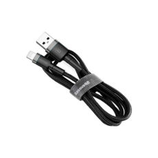  USB 2.0 Lightning - 0.5  Baseus Cafule Cable USB 2.4A Gray+Black CALKLF-AG1
